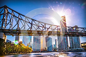 Bridge in sunny city of Australia