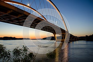 Bridge at sunset