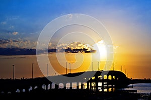 Bridge at Sunset, Florida