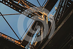 Bridge At Sunset in Pittsburgh