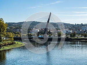 Bridge of the suspenders in Pontevedra photo