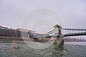 Bridge Szechenji in Budapest.