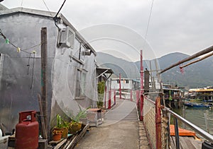 Bridge in Tai O Lantau Island Hong Kong