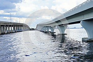 A bridge at tampa bay