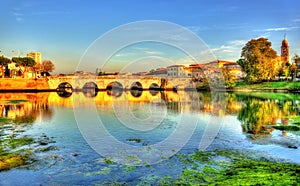 The Bridge of Tiberius in Rimini