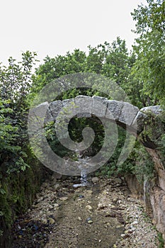 Bridge at the Titus Tunnel in Samandag, Hatay - Turkey photo