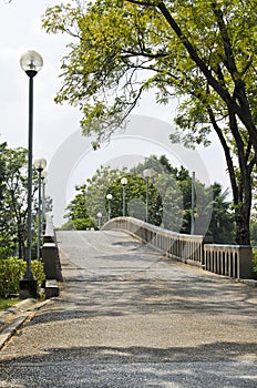 The bridge to Chatuchak Park with Portrait