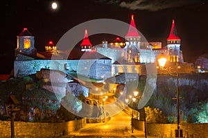 Bridge to the fortress night