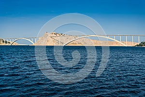 Bridge to the island Krk, Croatia