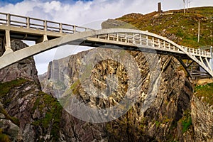 The bridge to the Mizen Head in Co. Cork, Ireland