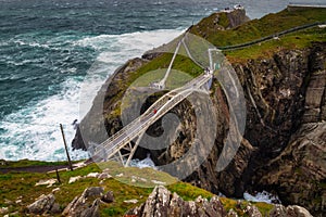 The bridge to the Mizen Head in Co. Cork, Ireland