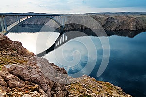 Bridge to the Pag island, Croatia