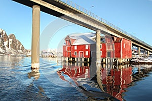 Bridge to Svinoya Island photo