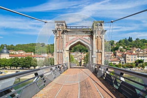 Bridge to Trevoux, France