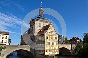 Bridge town hall in Bamberg, Bavaria