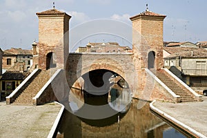 Bridge of Trepponti - Comacchio (italy) photo