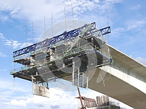 Bridge under construction