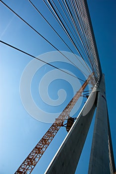 Bridge under construction