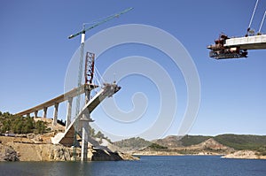 Bridge under construction