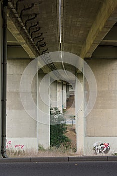 Bridge Underpass Perspective Leading Lines Street Outdoors Graffiti