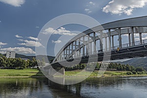 Bridge in Usti nad Labem town in north Bohemia