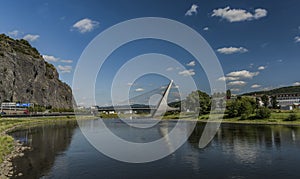 Bridge in Usti nad Labem town in north Bohemia