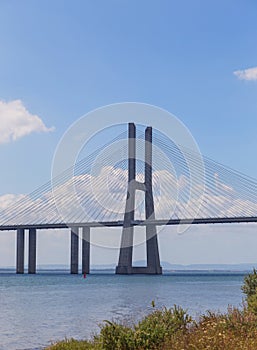 Bridge the Vasco da Gama on river Tejo