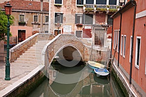Bridge on the Venice canal - Italy