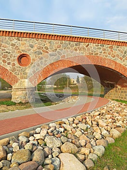 Bridge and walking path