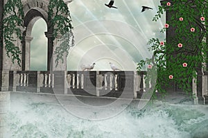 Bridge on the waters