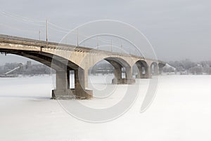 Bridge in Yaroslavl. Russia