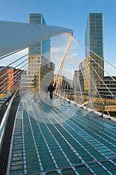 Bridge Zubizuri in bilbao