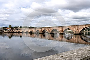 The bridges of Berwick upon Tweed, the Old Bridge, New Bridge and the Royal Border Bridge over the River Tweed