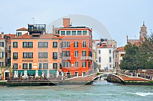 Bridges in city of Venice, Italy