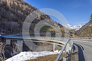 Bridges in the Venter Valley in Tirol, Austria photo