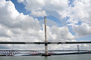 The bridges, Firth of Forth, Scotland