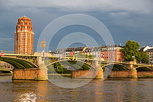 The bridges of Frankfurt am Main. Germany
