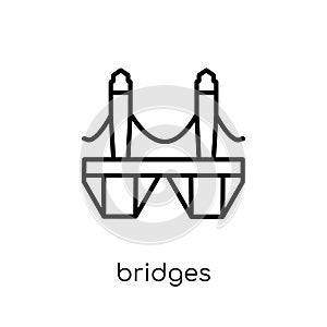 Bridges icon from Real estate collection.