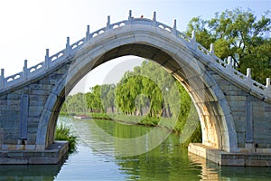 Bridges on Lake Kunming in Summer Palace, Beijing