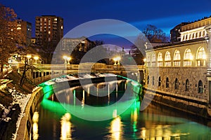 Bridges on Ljubljanica River photo