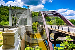 Bridges over Loch Raven Reservoir, in Baltimore, Maryland. photo