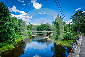 Bridges over the Suncook River, in Allenstown, New Hampshire. photo