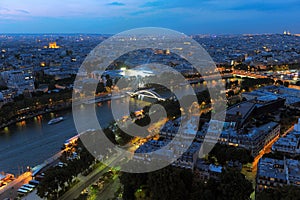 Bridges of Paris on a decline