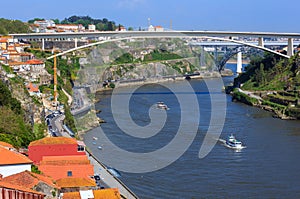Bridges in Porto, Portugal.