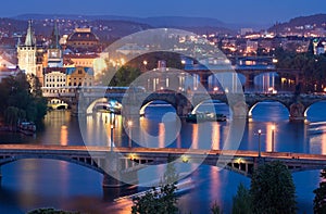 Bridges of Prague photo