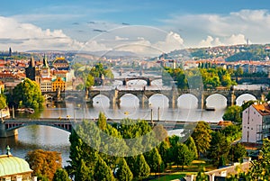 Bridges in Prague photo