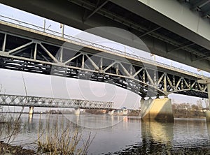 Bridges and river