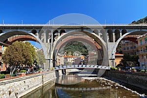 Bridges in Sori, Italy photo