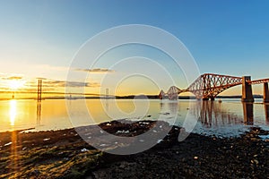 The bridges in South Queensferry