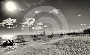 Bridgetown, Barbados - Pier at Brownes beach in Carlisle bay